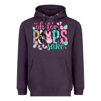 Plum Oh for peeps sake cowhide Easter Day Heavyweight Hoodie - HowdyJamesFarm