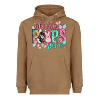 Toasted Coconut Oh for peeps sake cowhide Easter Day Heavyweight Hoodie - HowdyJamesFarm