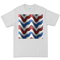 Dove Grey 4th july stripes seamless pattern Premium Tee - BundleAndBundleShop