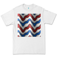White 4th july stripes seamless pattern Premium Tee - BundleAndBundleShop
