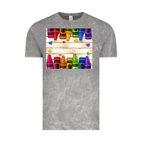 Cloud Rock custom teacher name crayons Vintage Tee - NancyCooperArtShop