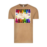 Vintage Camel custom teacher name crayons Vintage Tee - NancyCooperArtShop