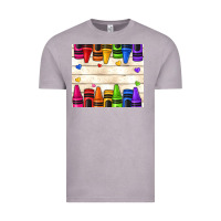 Vintage Zinc custom teacher name crayons Vintage Tee - NancyCooperArtShop