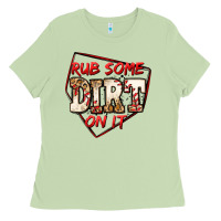 Matcha rub some dirt on it baseball Ladies Tee - Jasminsmagicworld