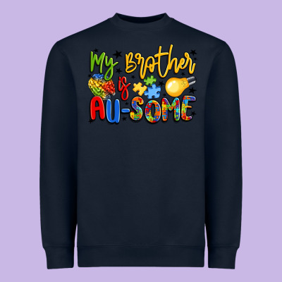 My Brother Is Au Some Heavyweight Sweatshirt Designed By Lillyallendesigns