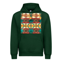 Forest Green native american aztec seamless pattern Urban Hoodie - BundleAndBundleShop