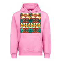 Fuchsia Pink native american aztec seamless pattern Urban Hoodie - BundleAndBundleShop