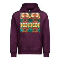 Mauve Wine native american aztec seamless pattern Urban Hoodie - BundleAndBundleShop