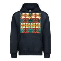 Navy native american aztec seamless pattern Urban Hoodie - BundleAndBundleShop