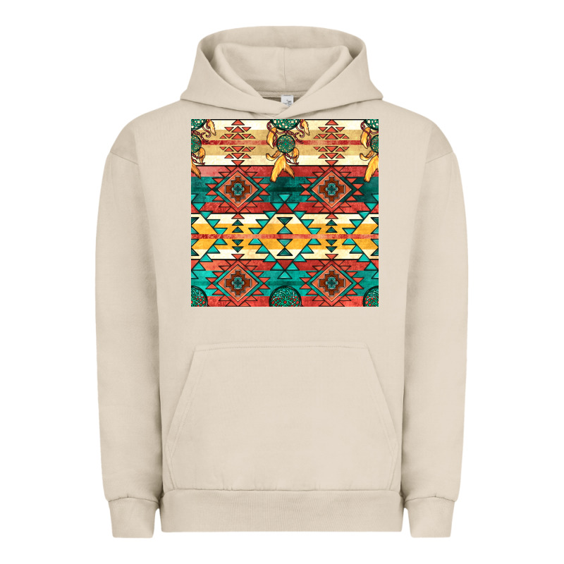Native American Aztec Seamless Pattern Urban Hoodie by BundleAndBundleShop | Teevron