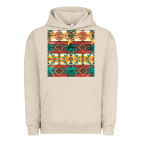 Pigment French Oak native american aztec seamless pattern Urban Hoodie - BundleAndBundleShop