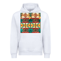 White native american aztec seamless pattern Urban Hoodie - BundleAndBundleShop
