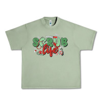 Oil Green scrub life Urban Heavy Tee - MaliasSmallBusiness