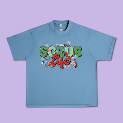 Scrub Life Urban Heavy Tee Designed By Maliassmallbusiness