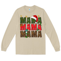 Mushroom Christmas Mama Long Sleeve Tee - BundleAndBundleShop