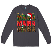 Smoke Christmas Mama Long Sleeve Tee - BundleAndBundleShop