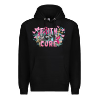 Black Faith hope cure Cancer Awareness Premium Hoodie - HowdyJamesFarm