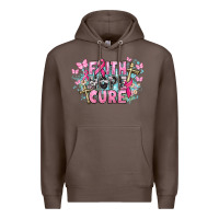 Coffee Faith hope cure Cancer Awareness Premium Hoodie - HowdyJamesFarm