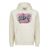 Oatmeal Heather Faith hope cure Cancer Awareness Premium Hoodie - HowdyJamesFarm