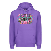 Purple Faith hope cure Cancer Awareness Premium Hoodie - HowdyJamesFarm