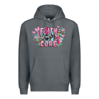 Rock Faith hope cure Cancer Awareness Premium Hoodie - HowdyJamesFarm