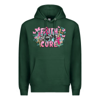Sports Green Faith hope cure Cancer Awareness Premium Hoodie - HowdyJamesFarm