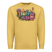 Antique Gold One hoppy mama easter day Premium Sweatshirt - HowdyJamesFarm