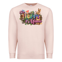 Pale Pink One hoppy mama easter day Premium Sweatshirt - HowdyJamesFarm