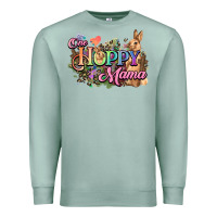 Seafoam One hoppy mama easter day Premium Sweatshirt - HowdyJamesFarm