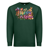 Sports Green One hoppy mama easter day Premium Sweatshirt - HowdyJamesFarm