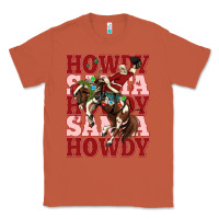 Copper howdy santa cowboy christmas Classic Tee - MaliasSmallBusiness