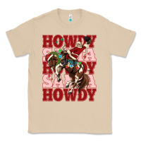 Mushroom howdy santa cowboy christmas Classic Tee - MaliasSmallBusiness