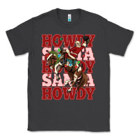 Smoke howdy santa cowboy christmas Classic Tee - MaliasSmallBusiness
