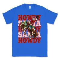 True Royal howdy santa cowboy christmas Classic Tee - MaliasSmallBusiness