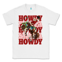 White howdy santa cowboy christmas Classic Tee - MaliasSmallBusiness