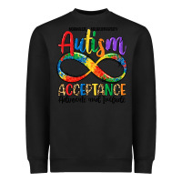 Black autism acceptance Heavyweight Sweatshirt - LillyAllenDesigns