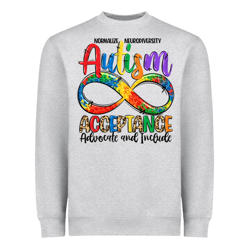 Autism Acceptance Heavyweight Sweatshirt by LillyAllenDesigns | Teevron