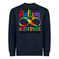 Navy autism acceptance Heavyweight Sweatshirt - LillyAllenDesigns