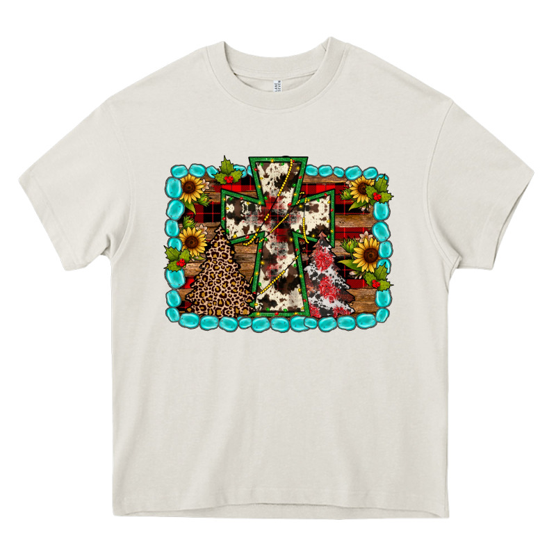 Christmas Cross Heavy Core Tee by JahusDesignShop | Teevron