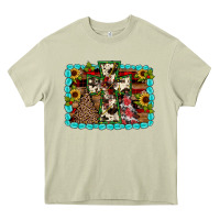 Mossy Christmas cross Heavy Core Tee - JahusDesignShop