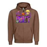 Chestnut Halloween party Zipper Hoodie - NancyCooperArtShop