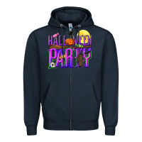 Navy Halloween party Zipper Hoodie - NancyCooperArtShop
