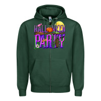 Sports Green Halloween party Zipper Hoodie - NancyCooperArtShop