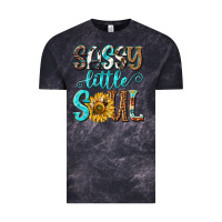 Cloud Black sassy little soul Vintage Tee - NancyCooperArtShop