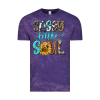 Cloud Purple sassy little soul Vintage Tee - NancyCooperArtShop