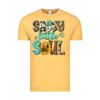 Vintage Mustard sassy little soul Vintage Tee - NancyCooperArtShop