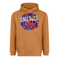 Meerkat America vibes with gnome Heavyweight Hoodie - HowdyJamesFarm