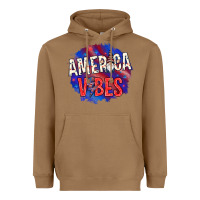 Toasted Coconut America vibes with gnome Heavyweight Hoodie - HowdyJamesFarm