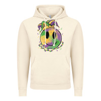 Vintage Artic smiley face mardi gras Vintage Hoodie - MaliasSmallBusiness