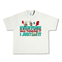Pistachio everyone was thinking it i just said Urban Heavy Tee - NancyCooperArtShop